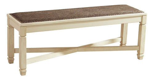 Bolanburg Two - tone Large UPH Dining Room Bench - WCC Furniture & Mattress Center Lafayette & Lake Charles