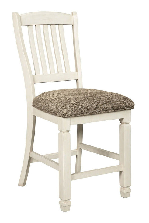 Bolanburg Two - tone Upholstered Barstool (Set of 2) - WCC Furniture & Mattress Center Lafayette & Lake Charles
