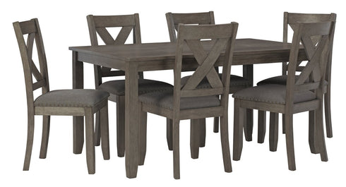 Caitbrook 7 Piece Dining Set - WCC Furniture & Mattress Center Lafayette & Lake Charles