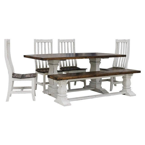 Cameron 6 Piece Solid Wood Dining Set - WCC Furniture & Mattress Center Lafayette & Lake Charles