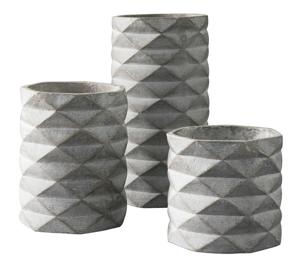 Charlot Gray Vase - WCC Furniture & Mattress Center Lafayette & Lake Charles