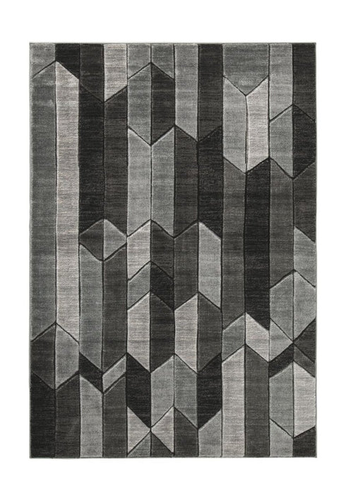Chayse Black/Gray Large Rug - WCC Furniture & Mattress Center Lafayette & Lake Charles