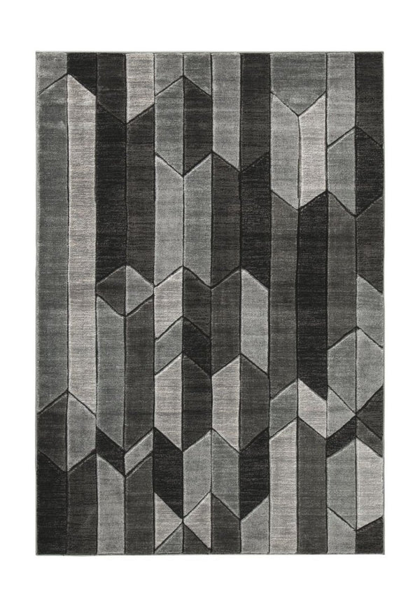 Chayse Black/Gray Medium Rug - WCC Furniture & Mattress Center Lafayette & Lake Charles