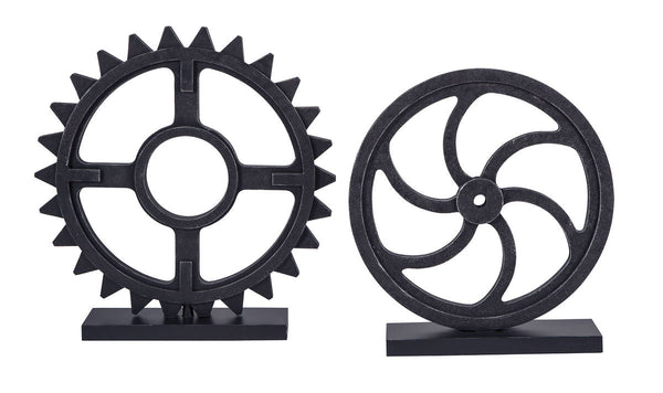 Dermot Antique Black Sculpture Set - WCC Furniture & Mattress Center Lafayette & Lake Charles