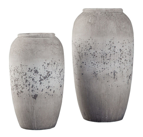 Dimitra Brown/Cream Vase Set (2/CN) - WCC Furniture & Mattress Center Lafayette & Lake Charles