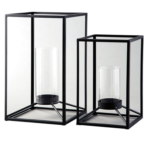 Dimtrois Black Lantern Set - WCC Furniture & Mattress Center Lafayette & Lake Charles
