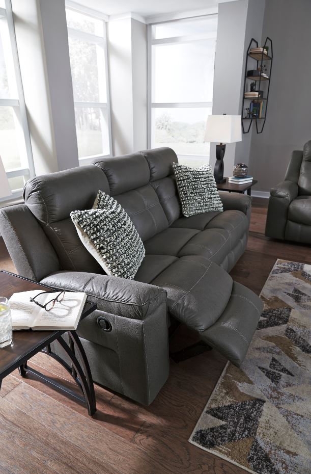 Jesolo Dark Gray Reclining Sofa/Couch