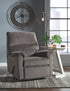 Nerviano Gray Zero Wall Recliner