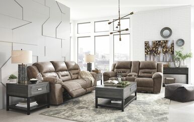 Stoneland Fossil Reclining Sofa & Reclining Loveseat