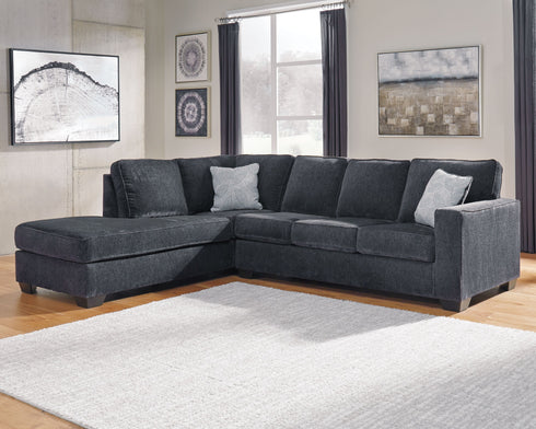 Altari Slate LAF Corner Chaise & RAF Sofa/Couch Sectional