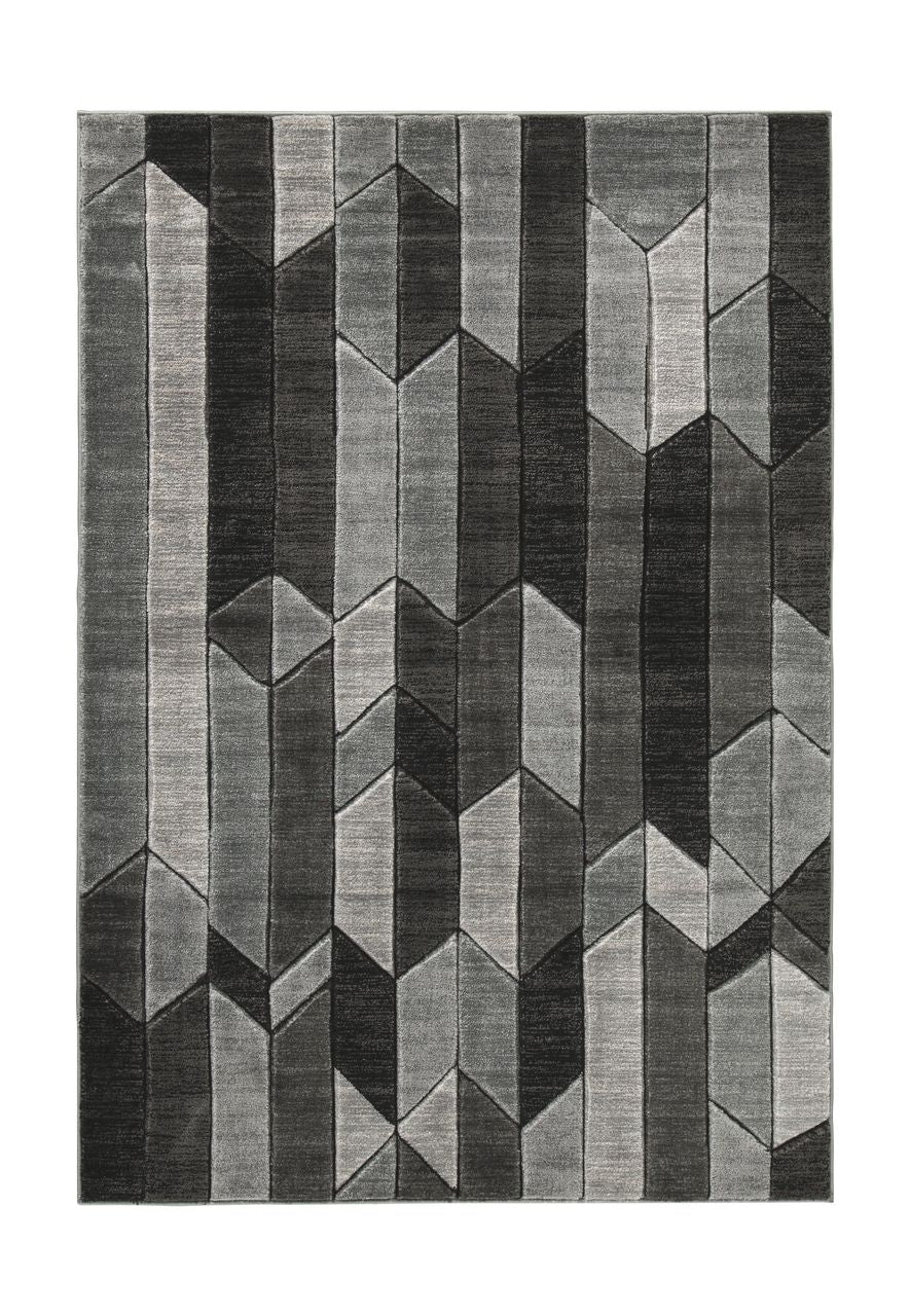 Chayse Black/Gray Large Rug