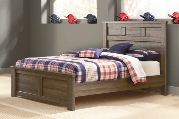 Juararo Dark Brown Panel Bed - WCC Furniture & Mattress Center Lafayette & Lake Charles