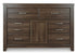 Juararo Queen Poster Bed, Dresser & Mirror - WCC Furniture & Mattress Center Lafayette & Lake Charles