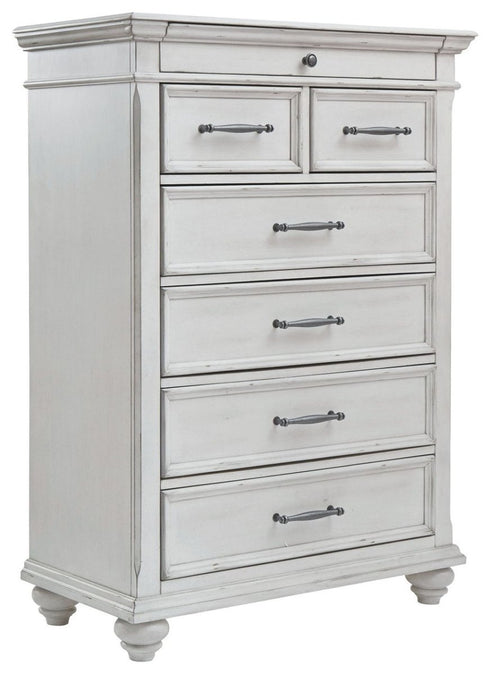 Kanwyn Whitewash Chest - WCC Furniture & Mattress Center Lafayette & Lake Charles