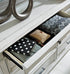 Kanwyn Whitewash Dresser & Mirror - WCC Furniture & Mattress Center Lafayette & Lake Charles