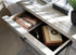 Kanwyn Whitewash Three Drawer Night Stand - WCC Furniture & Mattress Center Lafayette & Lake Charles