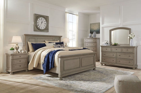 Lettner Light Gray Dresser & Mirror - WCC Furniture & Mattress Center Lafayette & Lake Charles