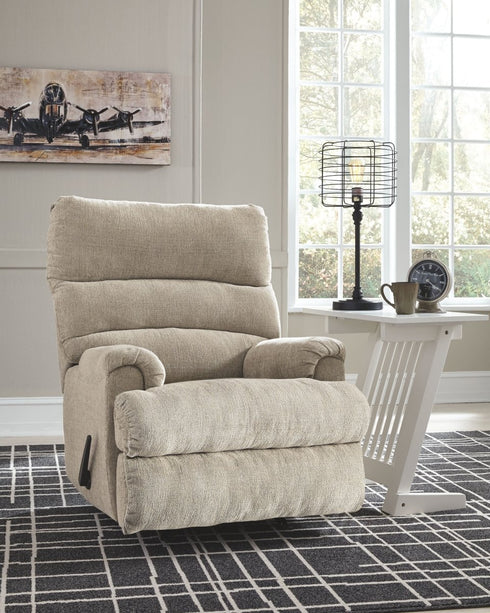 Man Fort Dusk Rocker Recliner - WCC Furniture & Mattress Center Lafayette & Lake Charles
