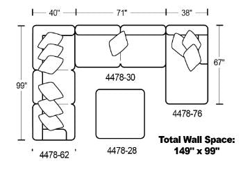 Middleton Sectional w/RAF Chaise