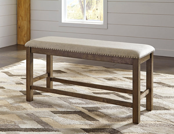 Moriville Counter Height Upholstered Bench - WCC Furniture & Mattress Center Lafayette & Lake Charles