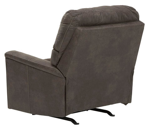 Navi Smoke Rocker Recliner - WCC Furniture & Mattress Center Lafayette & Lake Charles