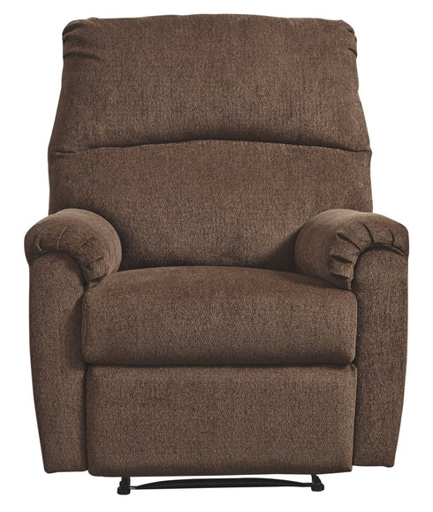 Nerviano Chocolate Zero Wall Recliner - WCC Furniture & Mattress Center Lafayette & Lake Charles
