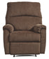 Nerviano Chocolate Zero Wall Recliner - WCC Furniture & Mattress Center Lafayette & Lake Charles