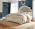 Realyn Upholstered Panel Bed, Dresser & Mirror - WCC Furniture & Mattress Center Lafayette & Lake Charles