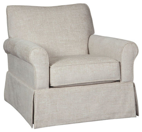 Searcy Quartz Swivel Glider Accent Chair - WCC Furniture & Mattress Center Lafayette & Lake Charles