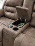 Stoneland Fossil Reclining Loveseat w/Console - WCC Furniture & Mattress Center Lafayette & Lake Charles