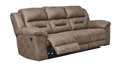 Stoneland Fossil Reclining Sofa/Couch - WCC Furniture & Mattress Center Lafayette & Lake Charles