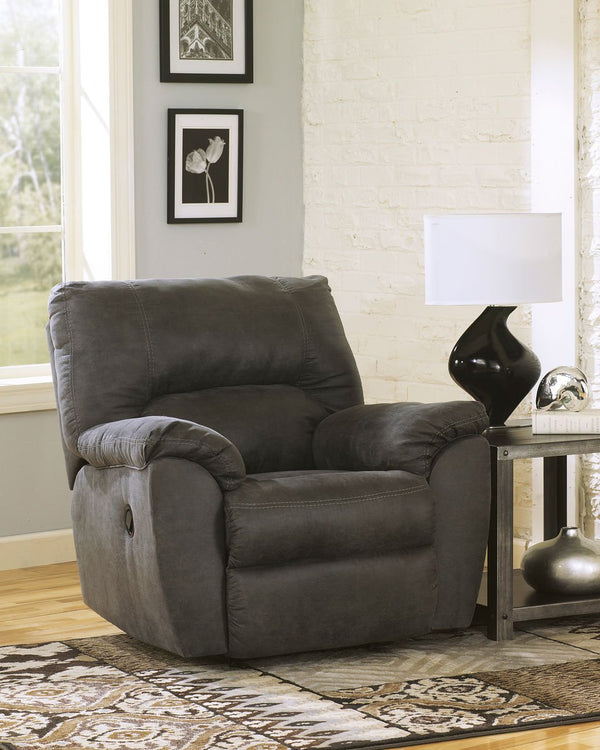 Tambo Pewter Rocker Recliner - WCC Furniture & Mattress Center Lafayette & Lake Charles