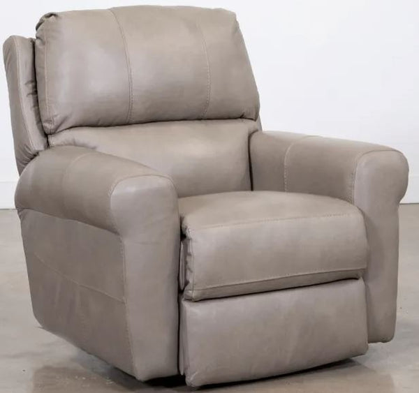 Torretta Putty Power Lay Flat Recliner - WCC Furniture & Mattress Center Lafayette & Lake Charles