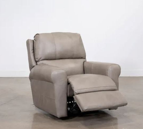 Torretta Putty Power Lay Flat Recliner - WCC Furniture & Mattress Center Lafayette & Lake Charles