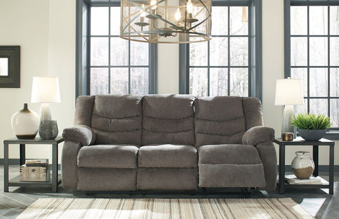 Tulen Gray Reclining Sofa/Couch - WCC Furniture & Mattress Center Lafayette & Lake Charles