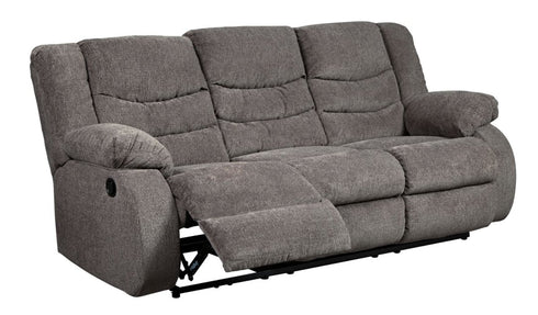 Tulen Gray Reclining Sofa/Couch - WCC Furniture & Mattress Center Lafayette & Lake Charles