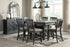 Tyler Creek Black/Gray 7 Piece Counter Height Dining Set - WCC Furniture & Mattress Center Lafayette & Lake Charles