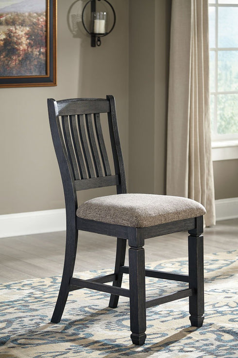 Tyler Creek Black/Gray 7 Piece Counter Height Dining Set - WCC Furniture & Mattress Center Lafayette & Lake Charles