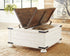 Wystfield White/Brown Cocktail Table with Storage - WCC Furniture & Mattress Center Lafayette & Lake Charles