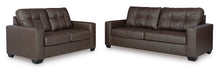 Load image into Gallery viewer, Barlin Mills Umber Sofa &amp; Loveseat
