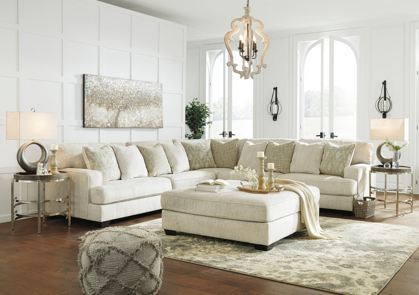 Rawcliffe Parchment 3 Piece Sectional