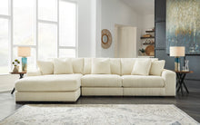 Load image into Gallery viewer, Lindyn Ivory 3-piece Sectional with LAF Chaise
