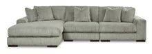 Load image into Gallery viewer, Lindyn Fog 3-piece Sectional with LAF Chaise
