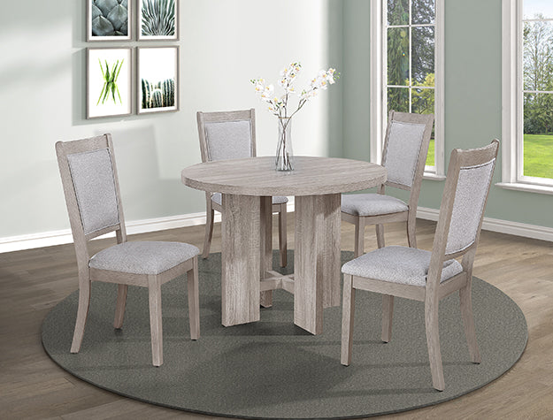 Amara Driftwood 5 Piece Dining Set