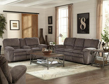 Load image into Gallery viewer, Reyes Graphite Reclining Sofa &amp; Reclining Loveseat with Console
