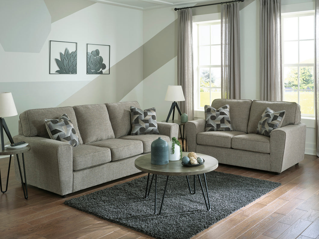 Cascilla Pewter Sofa & Loveseat