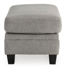 Load image into Gallery viewer, Davinca Charcoal Ottoman
