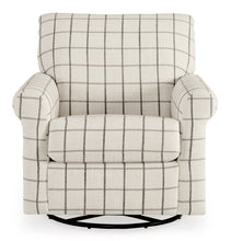 Load image into Gallery viewer, Davinca Charcoal Swivel Glider Chair
