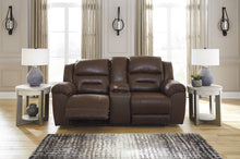 Load image into Gallery viewer, Stoneland Chocolate Reclining Sofa &amp; Reclining Loveseat
