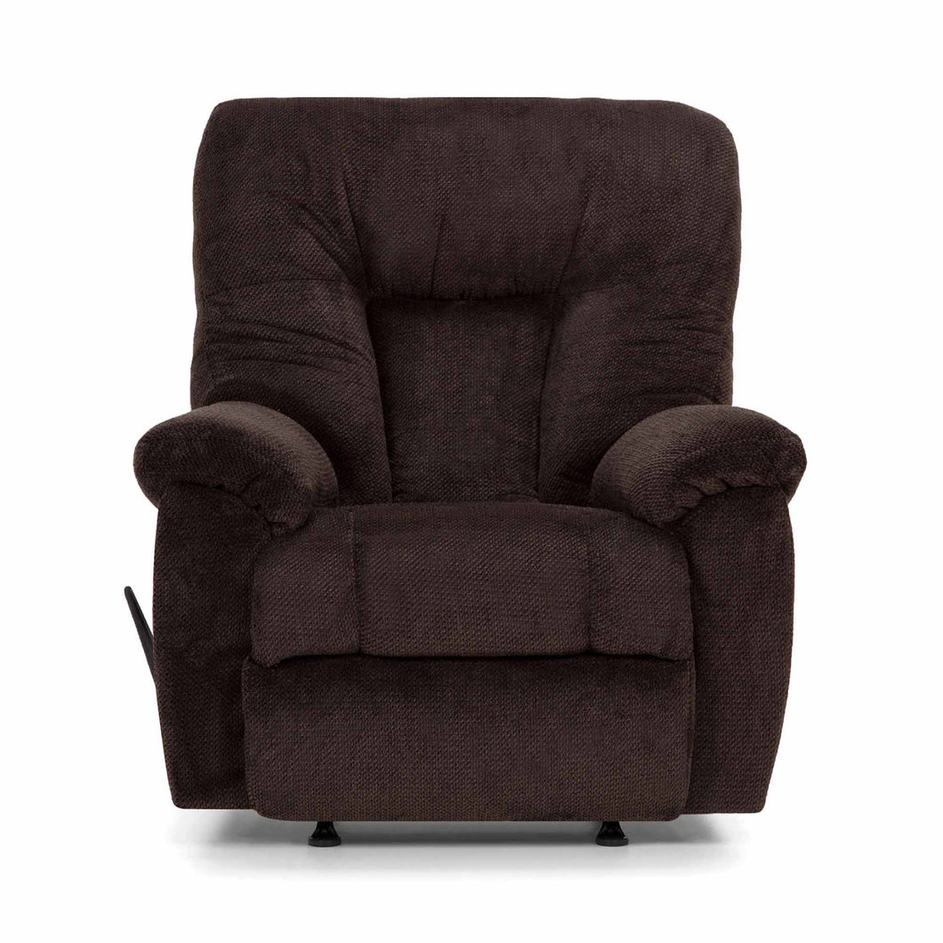 Connery Earth Chocolate Swivel Rocker Recliner